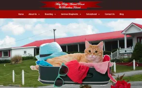 Misty Ridge Animal Resort and Boarding Kennel website
