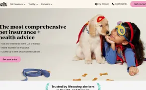 Petplan Pet Insurance website