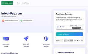 Intech Pay website