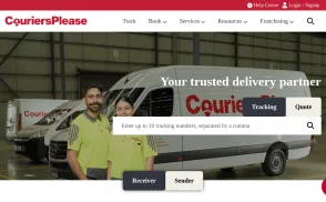 Couriers Please website