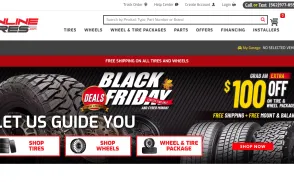 OnlineTires website