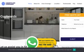 Cupboard Doctor website