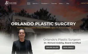 Plastic Surgery Central Florida / Dr. Richard Arabitg website