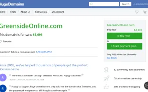 GreensideOnline website