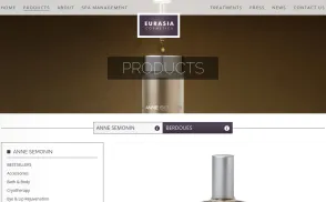 Eurasia Cosmetics website