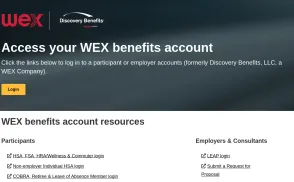 Discovery Benefits website