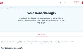 Discovery Benefits website