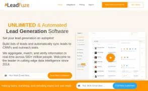 LeadFuze website
