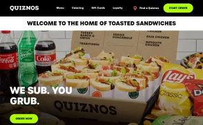 Quiznos website