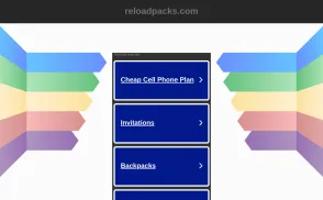 Reload Packs website