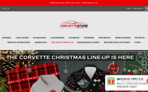 CorvetteStoreOnline website
