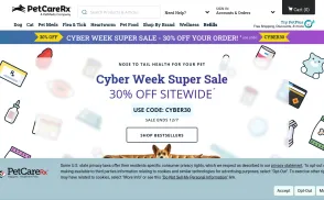 PetCareRx website