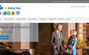 HME Medical Shop website
