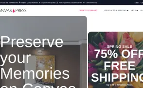 CanvasPress website