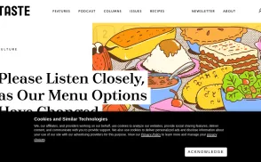 TasteBook website