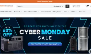 Emergency Essentials website