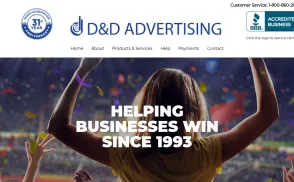 D&D Advertising website