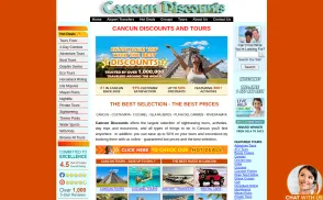 Cancun Discounts website