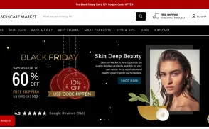 Skincare Market website