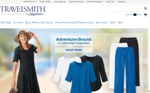 TravelSmith Outfitters website