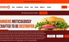 SmashBurger website