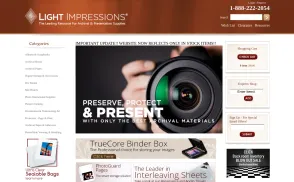 Light Impressions website