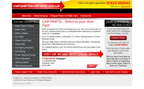 Carparts-direct website
