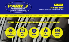 Parr 3 Automotive website