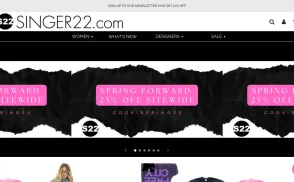 Singer22 website