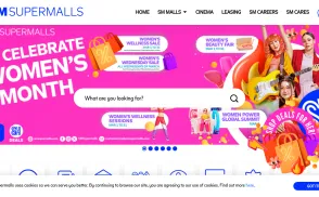 SM Supermalls website