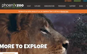 Phoenix Zoo website