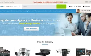 123 Security Products website