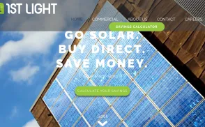 1st Light Energy website