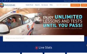 Emirates Driving Institute [EDI] website