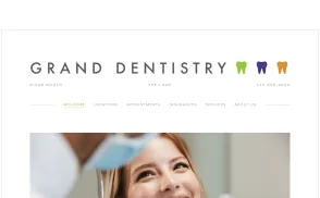 Grand Dentistry website