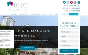 MEM Property Management website