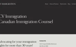 CANVISA Immigration / CV Immigration website