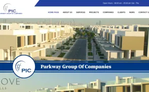 Parkway International Contracting website