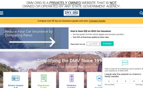 DMV.org website