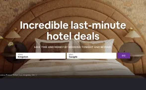 HotelTonight website