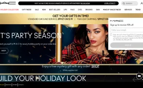 Mac Cosmetics website