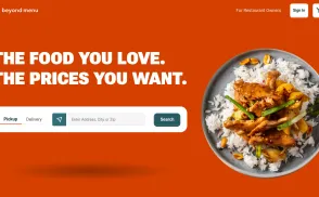 BeyondMenu website