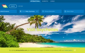 Air Seychelles website