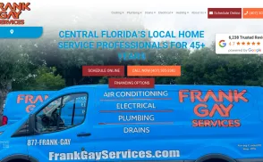Frank Gay Services website