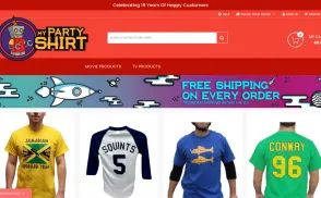 MyPartyShirt.com website