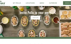 Pollo Tropical website