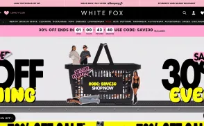 White Fox Boutique website