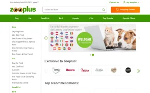 Zooplus website