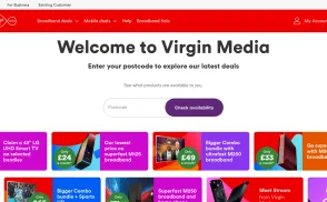 Virgin Media website