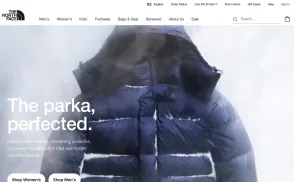 The North Face website